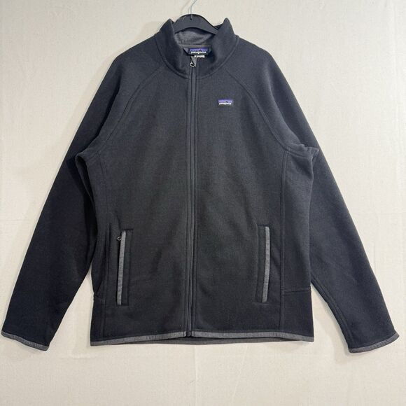 Patagonia Men’s Better Sweater Fleece Lined Jacket Size XL Black - Picture 1 of 9